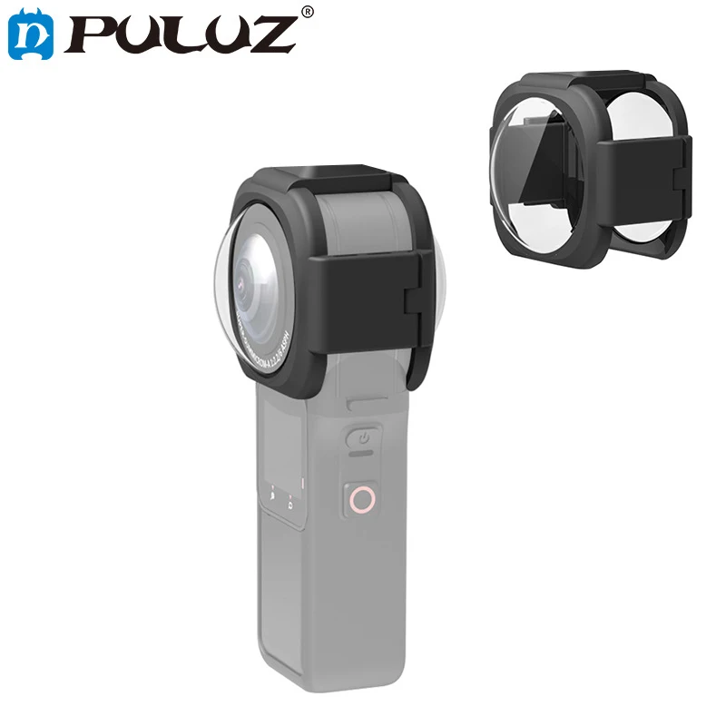 PULUZ 휴대용 스크래치 방지 렌즈 가드, Insta360 X3 카메라 렌즈 보호 커버, 렌즈 캡 액세서리