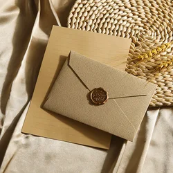 Elegant Greeting Cards Set with Envelopes and Stylish Gold Stickers - 5set (Grey)