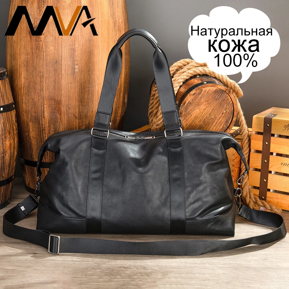 2022 New Designer Leather Travel Bag Vintage Fashion Style Men's Leather Travel  Handbags Luxury Duffle Bags For Male Shoe Bag - Travel Tote - AliExpress
