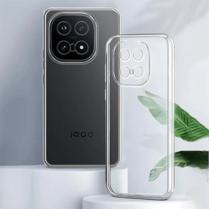 Transparent TPU Soft Cover Protective Phone Case - Clear Silicone Back Shell