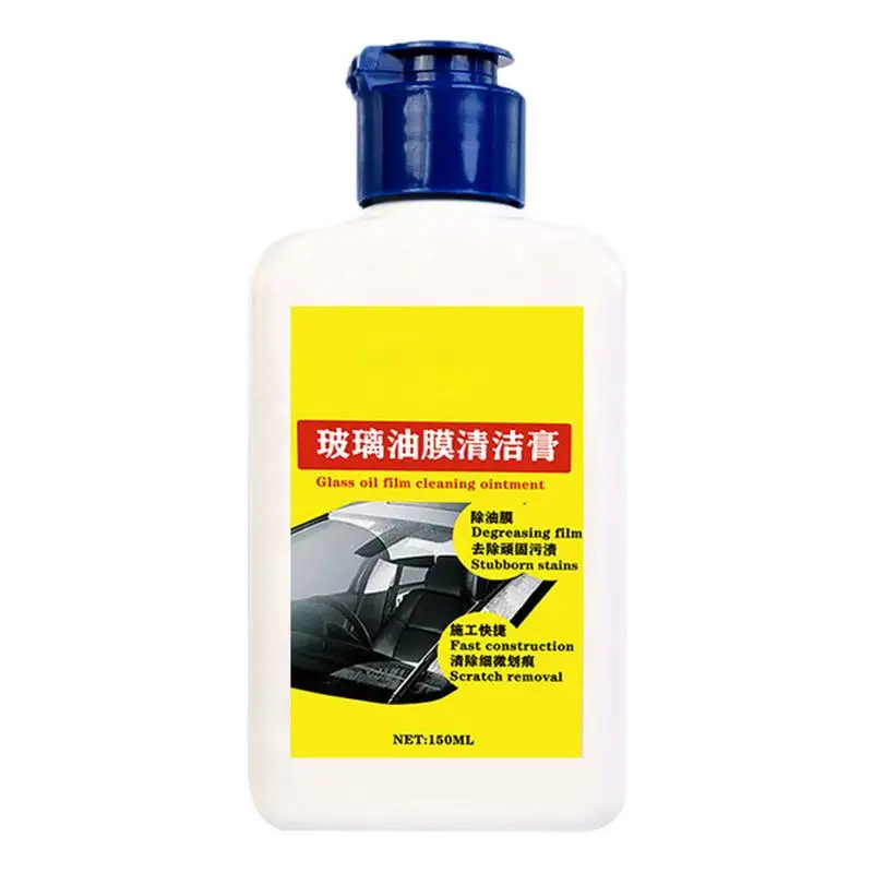 

Glass Remover Paste For Cars Glass Oil Film Removers For Gum Insect Excrement Oil Film Stains Windshield Cleaner Glass Polishing