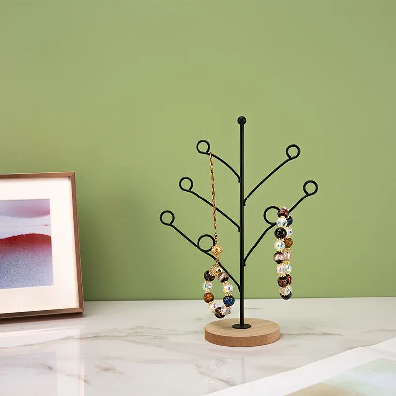 

Новая креативная настольная железная полка для ювелирных изделий стойка для украшения дома полка для хранения браслетов с ощущением атмосферы