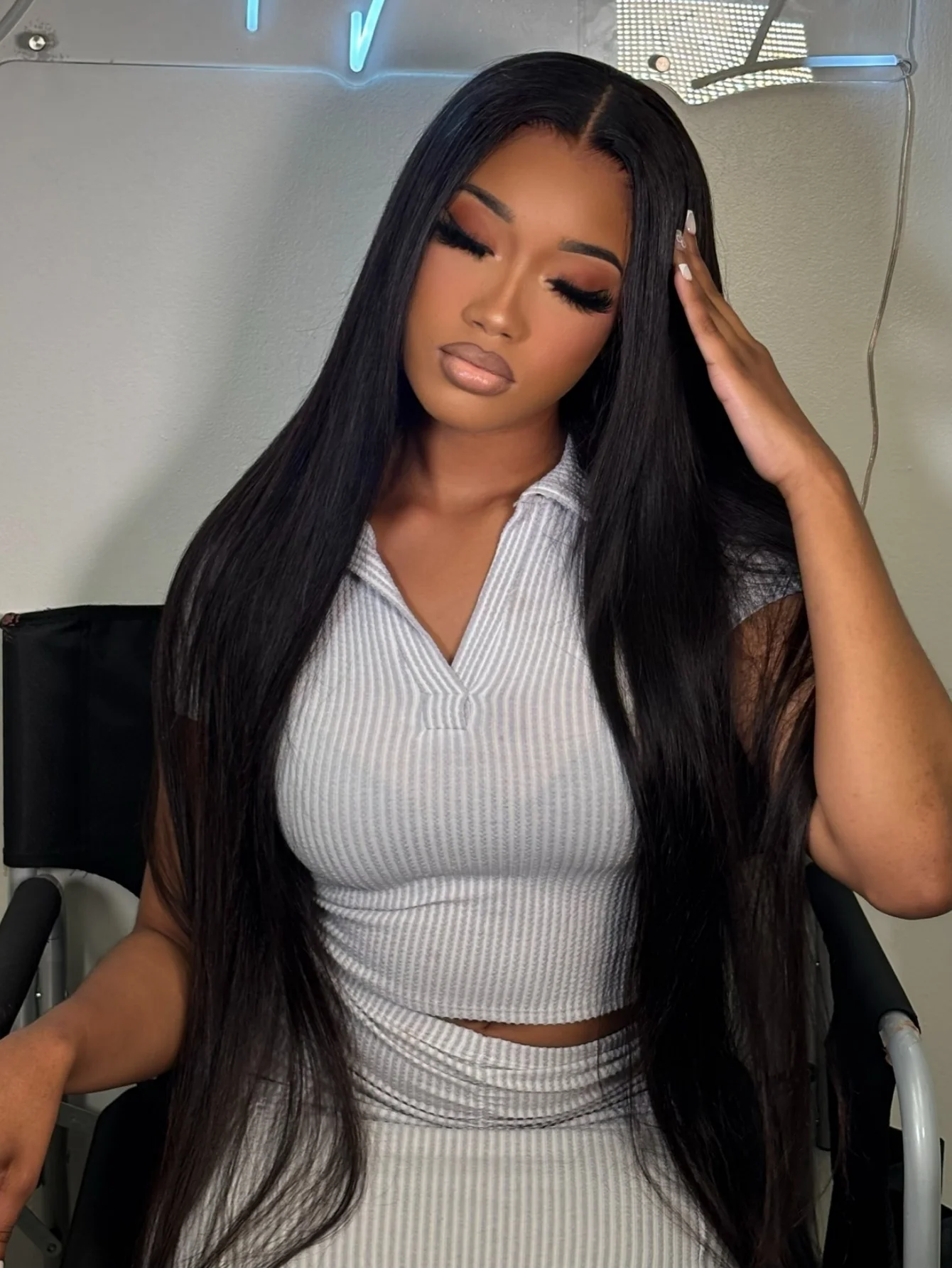 200% Bone Straight Glueless Wig 13x4 13x6 HD Transparent Lace Frontal Wigs Brazilian Pre Plucked With Baby Hair 38 40 Inches 3