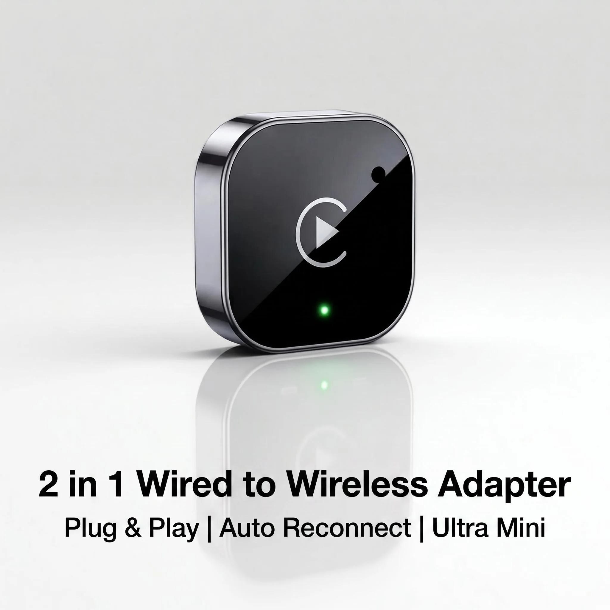 Bluetooth 5.3 Kabelloser CarPlay-Adapter 8-Kern Kabelgebunden zu Kabellos CarPlay Dongle Android Auto Plug-and-Play Automatische Verbindung Auto Na