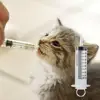 Transparent Large Capacity Syringe Reusable Plastic Pet Feeding Syringe 60/100/200/300/500ML with Scale Measuring Syringe 5
