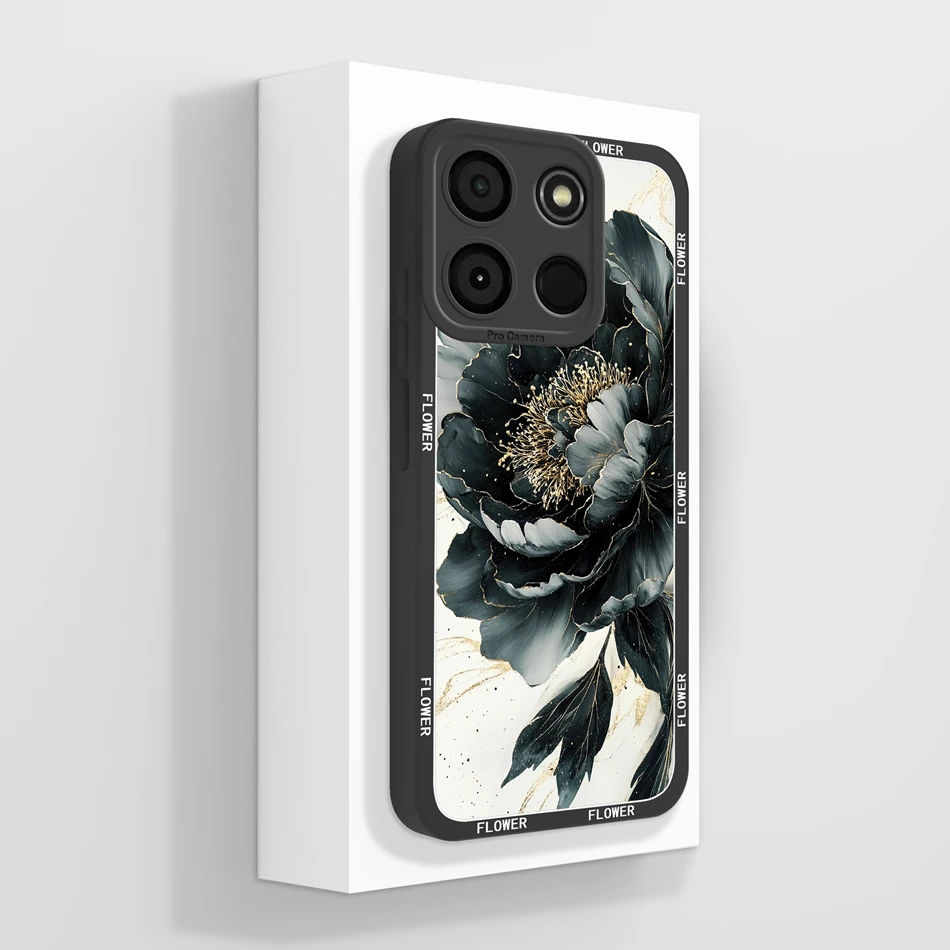 Astronaut Cartoon Fashion Soft Liquid Silicone Shockproof Phone Case Back Cover Shell