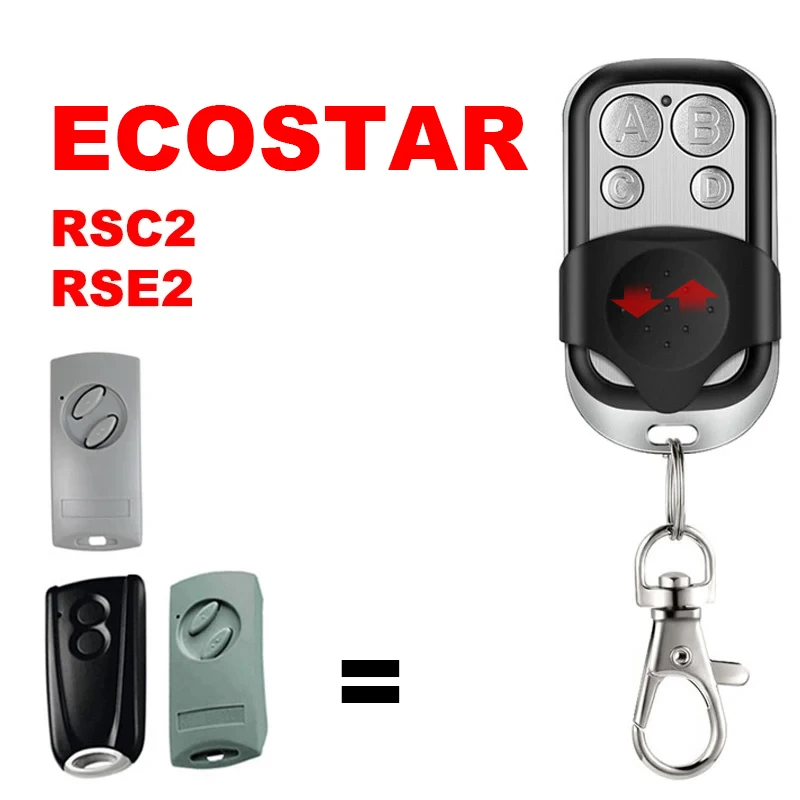 

For Hormann Ecostar RSC2 RSE2 433 Garage Door Remote Control RSC-2 RSE-2 433mhz Motor Liftronic 500 700 800 Slide Cover