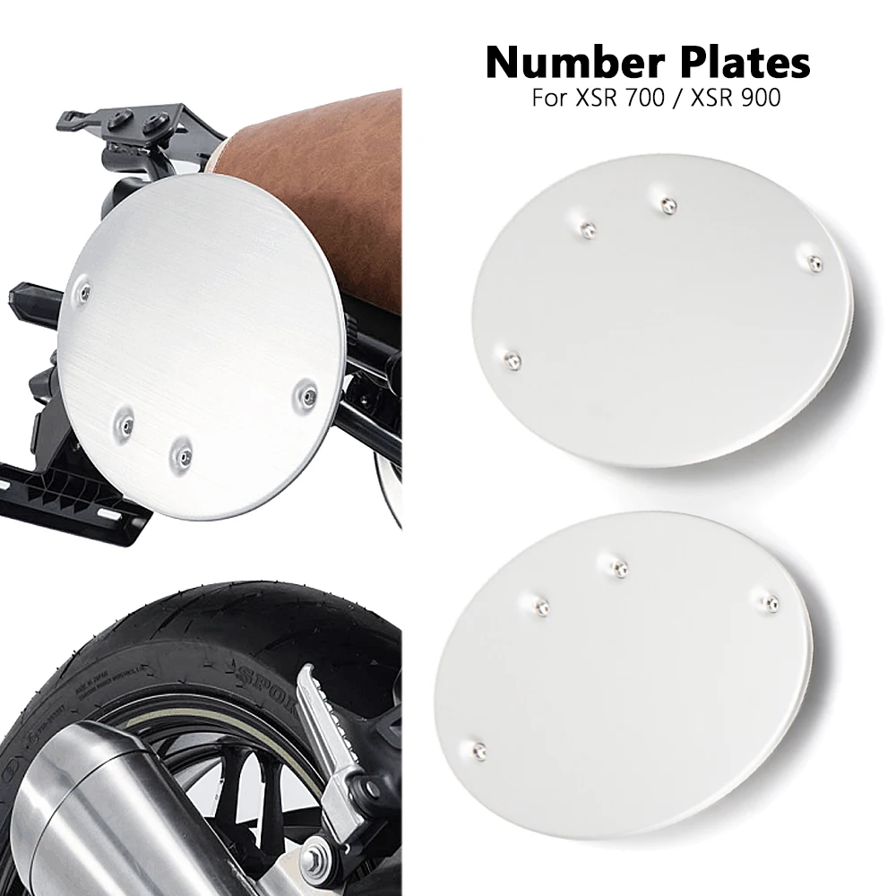 Accessori Moto Argento Riempimento Pannello Laterale Copertura Per Yamaha Xsr 900 Xsr900 2022 2023 Xsr 700 Xsr700 2021 - 2023 Targa