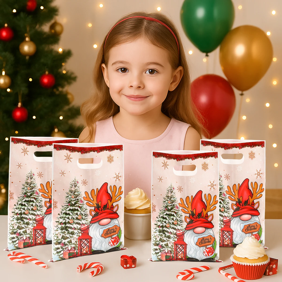 Christmas Snowman Gift Handbag Merry Christmas Decoration for Home 2025 Navidad Natal S... - SKU CSGH1842 - UGI Packaging