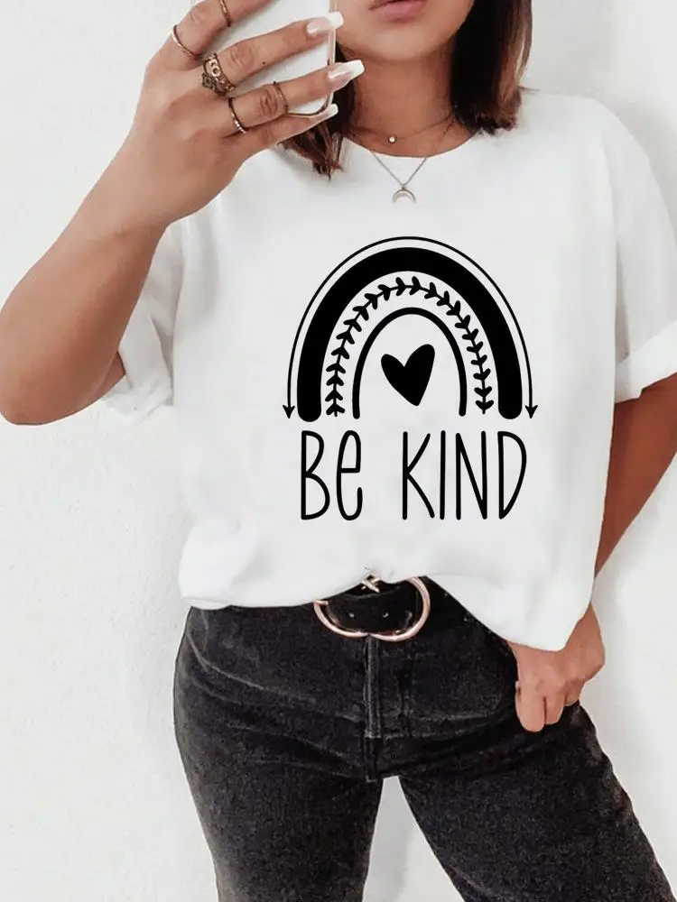 

Clothing Summer Top Basic Women Clothes Letter Trend Lovely Cute Fashion Print T Shirt Short Sleeve Tee Graphic T-shirt