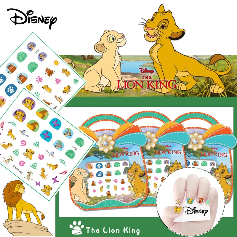 Disney Nail Art Sticker The Lion King Nail Decals Manicure Design
