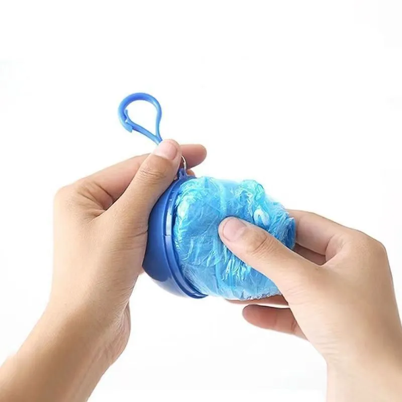 Portable Mini Raincoats Ball For Adults Kids Disposable Rain Ponchos Rainwear Cloak Rain Gear Keyring Ball Hook raincoat poncho