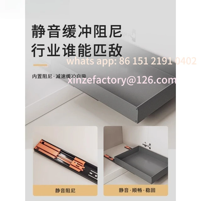 ตะกร้าจัดระเบียบในตู้ครัวแบบปรับแต่งได้ ชั้นวางมุมแบบตาข่ายแน่น สีฟ้า สำหรับเก็บเครื่องปรุงในตู้แบบลึกพิเศษ 5