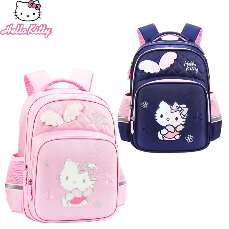

Sanrio Hello Kitty Student Light Schoolbag Girls 1-3-6 Grade Princess Large Capacity Children'S Back Shoulder Bag Kids Gift