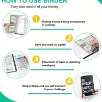 100-дневный денежный конверт Challenge — планировщик финансовых экономий с конвертами — изображение 5