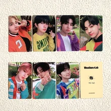 

7pcs/set KPOP ENHYPEN Weather Lab randomcard 2022 Season’s Greetings photocard Smallcard New Korea Group Thank You Card