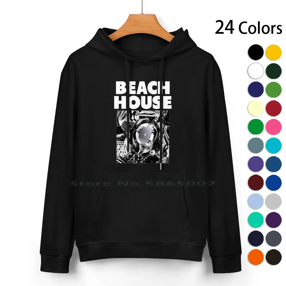 

Beach House-7 Pure Cotton Hoodie Sweater 24 Colors Beach House Indie Band Shoegaze Pitchfork Slowdive Mgmt Tame Impala