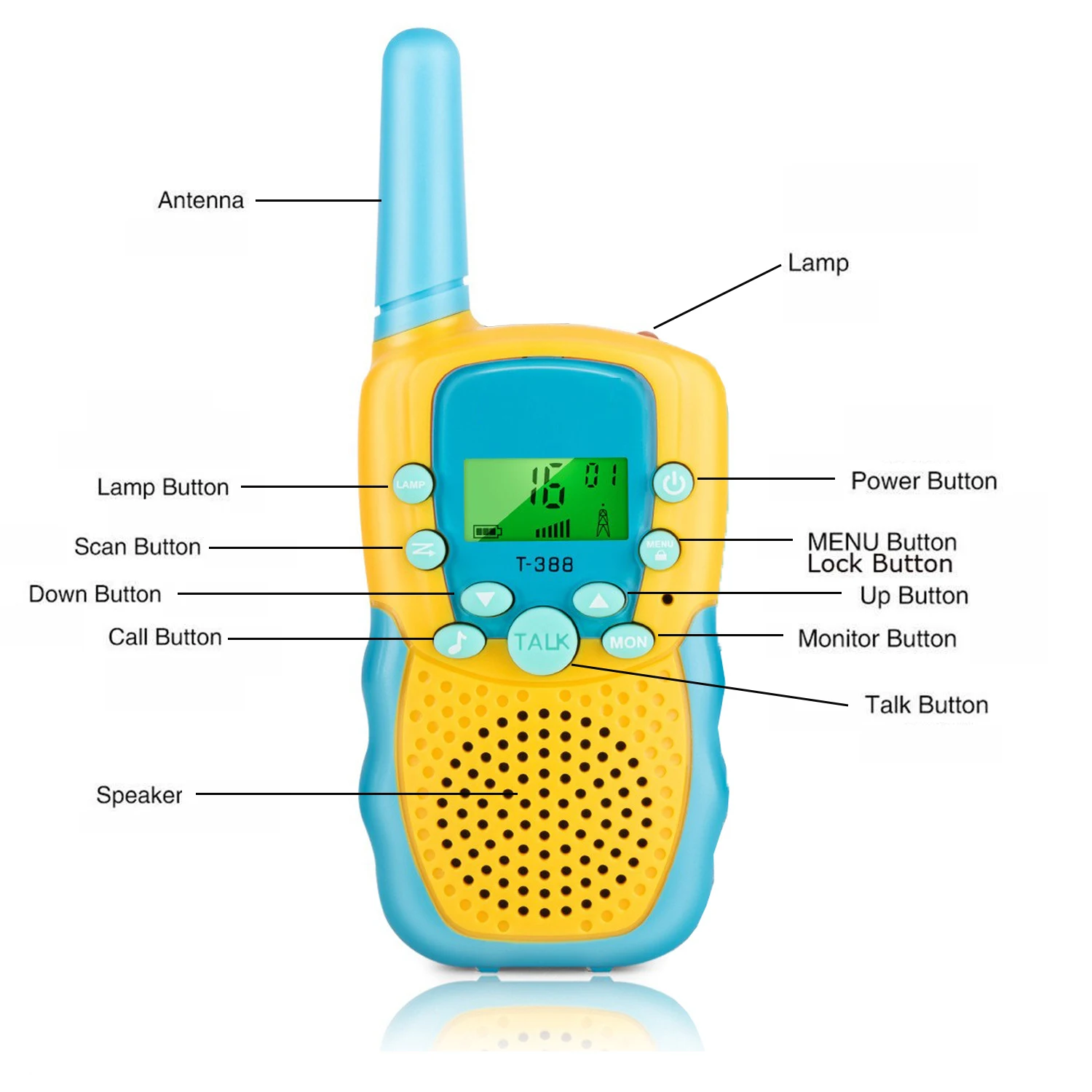 Walkie Talkie Children Toy 3KM Long Range Wireless Interphone Parent-Child Interaction Intercom Communication Toys For Kids Gift - 6