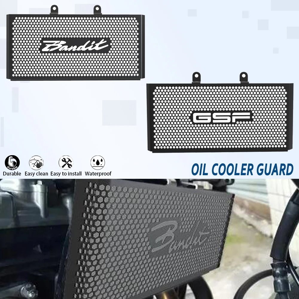 

Motorcycle For SUZUKI GSF650S GSF600 GSF600S GSF650 Bandit GS F600 F600S F650 F650S Oil Cooler Guard Radiator Grille Guard Cover