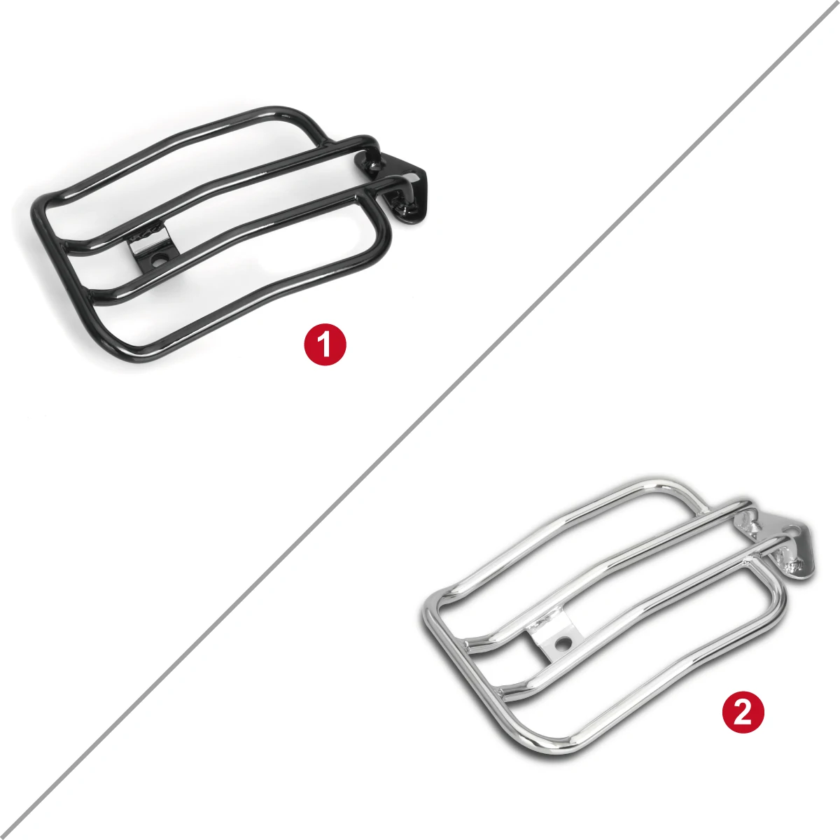 

Black/Chromed Rear Solo Seat Luggage Rack Support Shelf For Harley Sportster Iron XL 883 1200 2004-2021 2020 2019 2018 2017 2016