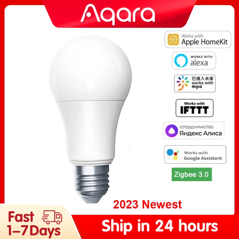 

2023 NEW Aqara Smart LED Bulb T1 Zigbee 3.0 Bluetooth E27 2700K-6500K 220-240V Smart Home Lamp Light For Xiaomi APP Homekit