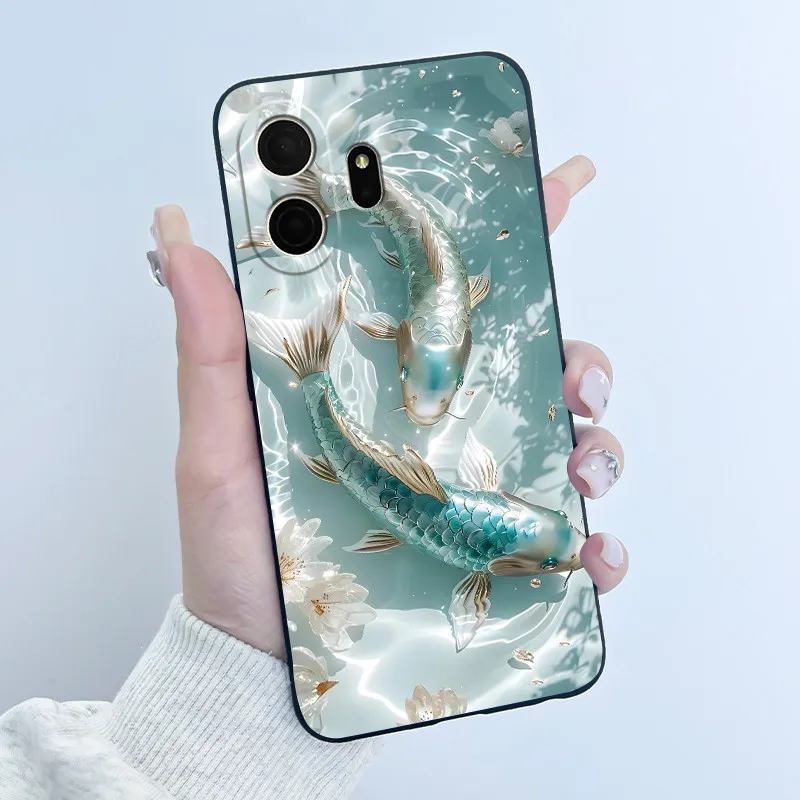 Luxury Cute Love Rabbit Soft Black TPU Silicone Phone Case Back Cover