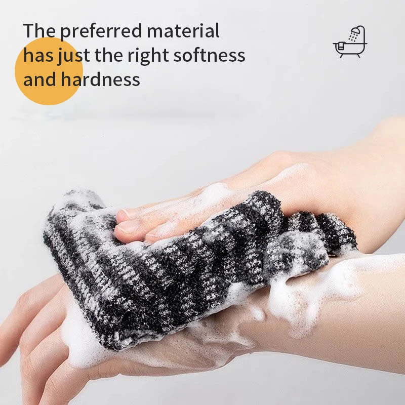 Japanese Rubbing Washcloth Bath Nylon Towel Brush for Back Towels Exfoliating Scrub Shower Sponge Body Bathroom Accessories 2
