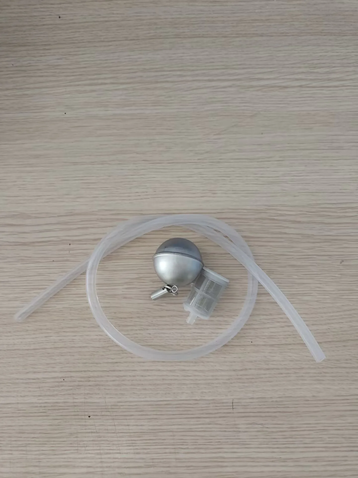SS Ball Float & 100cm Silicone Dip Tube and Filter Kit Floating Beer Keg Liquid Dip Tube With Filter Ball Stainless HomeBREW