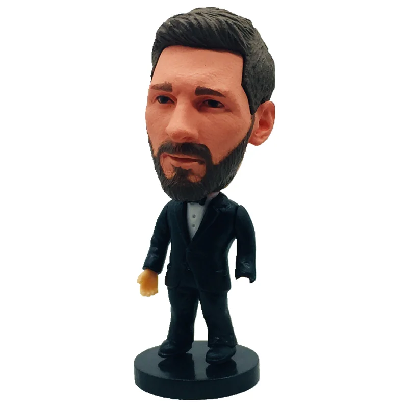 action figures toys mini figure toys mini dolls toys Soccer Stars in Formal Attire Figurines Miniature Action Figures Dressed in Tuxedos for Display