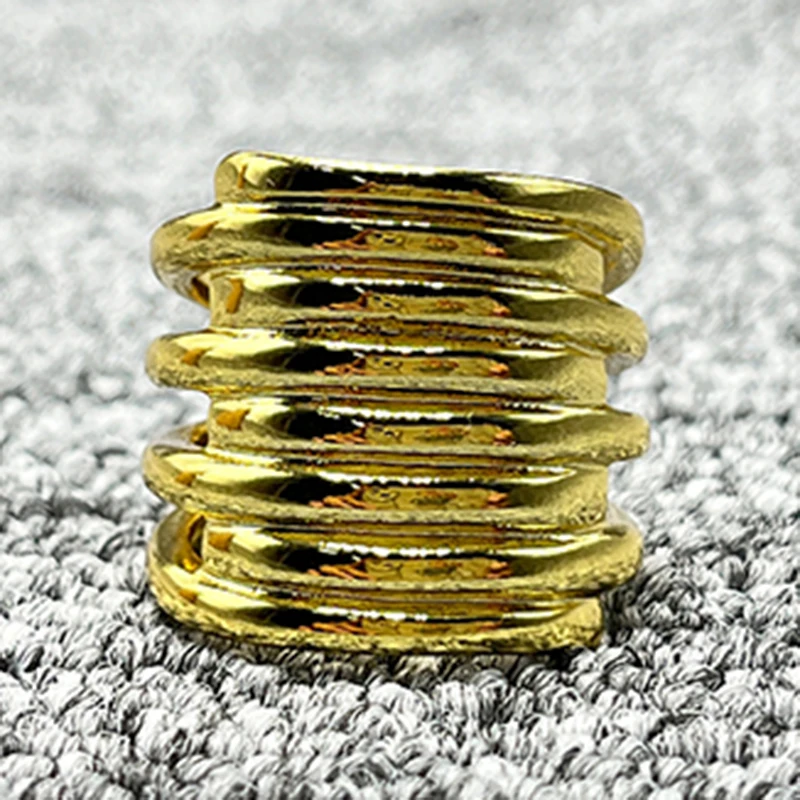 2022 New Fit Uno De 50 Fashion Plated 925 Silver 14K Gold Charm Ring Niche Jewelry Gift