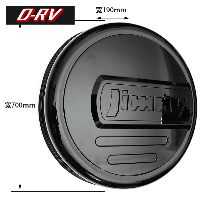 ABS Leather Space-Saving Spare Wheel Protective Cover car accessories for Suzuki Jimny JB64 Sierra JB74W tire cover
