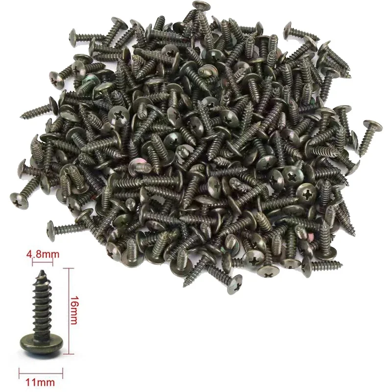 Mixed Metal Screw Clips Set with Anti-Rust Fastener and Protective Buckle