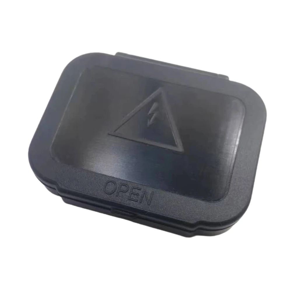 

50A FOR Anderson Plug Flush Mount Bracket Panel Bracket Cover For Caravans 600V Black Plastic Pedestal Mounting