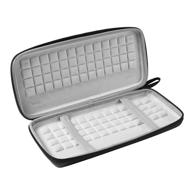 EVA Hard Waterproof Keyboard Storage Case Portable Travel Protective Carrying Bag for Logitech POP KEYS Wireless Keyboard