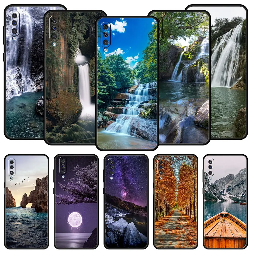 Waterfall Nature Trees Phone Case Cover