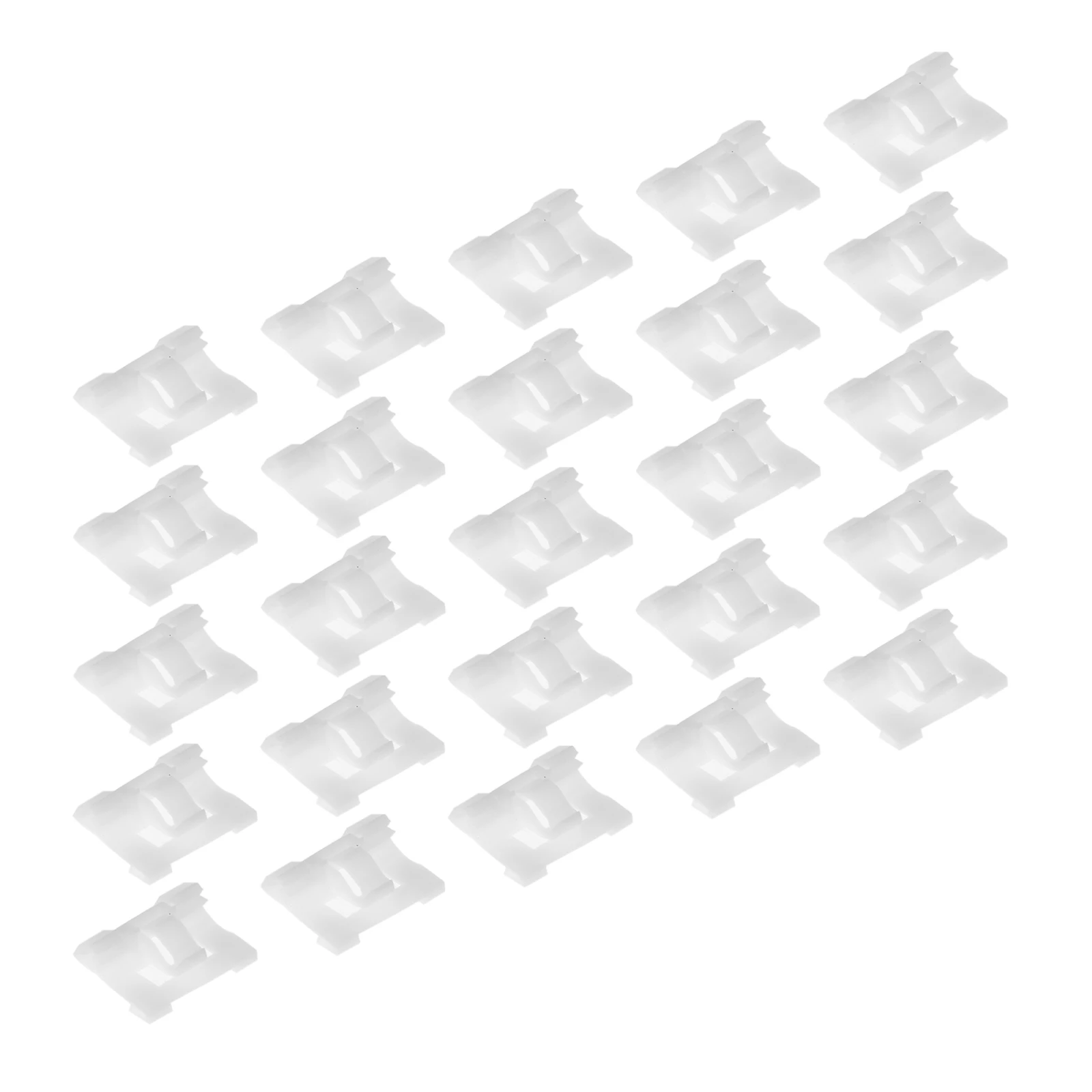 

25pcs Window Belt Moulding Clips White Nylon Retainer Fit for Universal Vehicle Truck Honda OEM No 91510-SR3-003