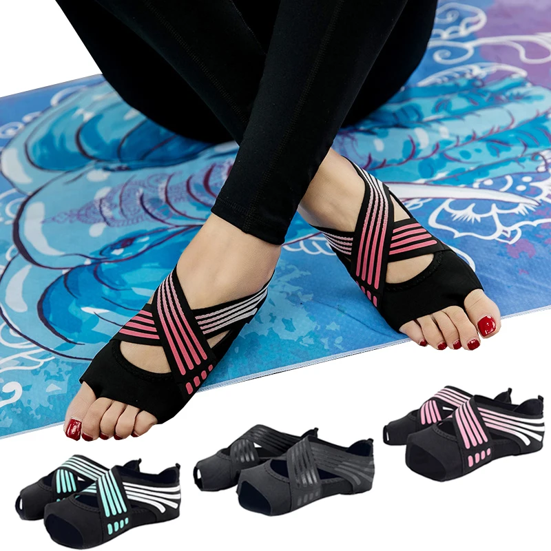 Sports Shoes Pilates Delicate Fitness Accessories Slip Resistance Women Two Toe Yoga Socks Dance Ballet