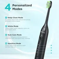 Fairywill Electric Sonic Toothbrush USB Charge FW-Y05 Rechargeable Waterproof Electronic Tooth Brushes Replacement Heads Adult 2