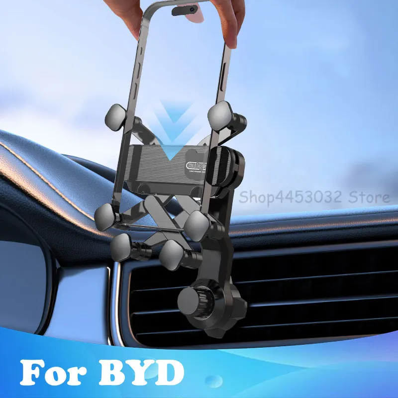 

Гравитационный Автомобильный держатель для телефона для BYD Yuan Plus Atto F0 G3 I3 Song Max Tang F3 с креплением на вентиляционное отверстие, удлинитель с поддержкой GPS, аксессуары