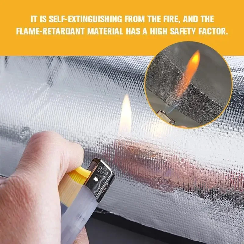 Open-style Self-adhesive Foam Pipe Insulation For Water Pipe Air-conditioning Aluminum Foil Insulation Sleeve Inner Dia 27mm