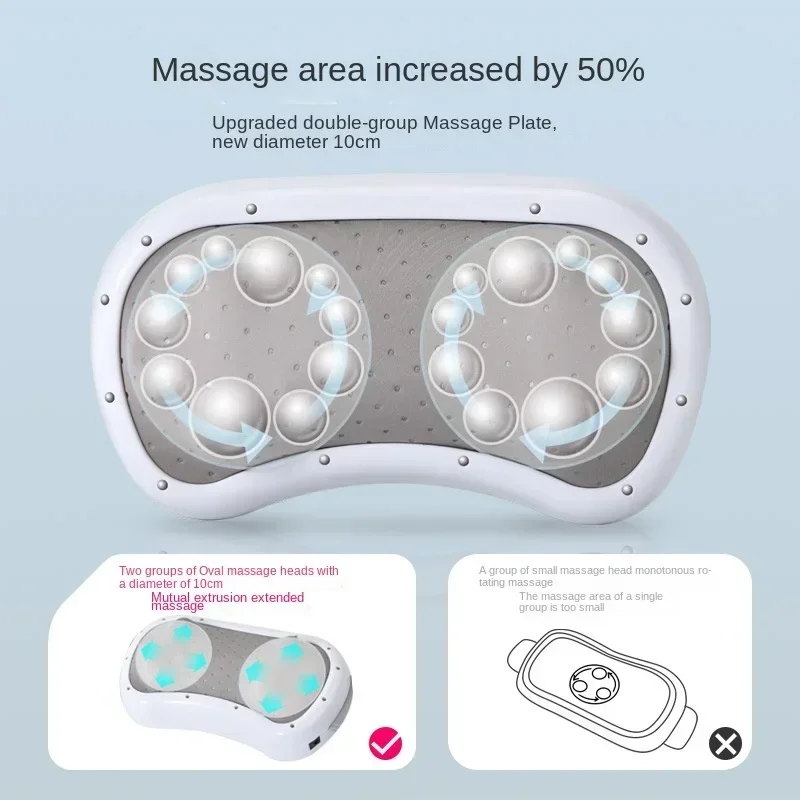 High Quality Abdominal massager Stone Needle Knead Abdomen Automatic Vibration Soft Stomach Knead Waist Physiotherapy Dredging - Image 5