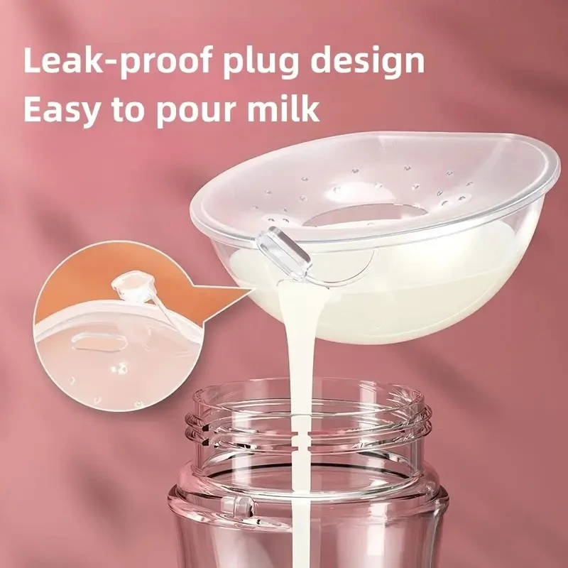Wearable silicone breast milk collector breast milk storage bag avoiding awkward breastfeeding leaving more food for babies breast milk collector