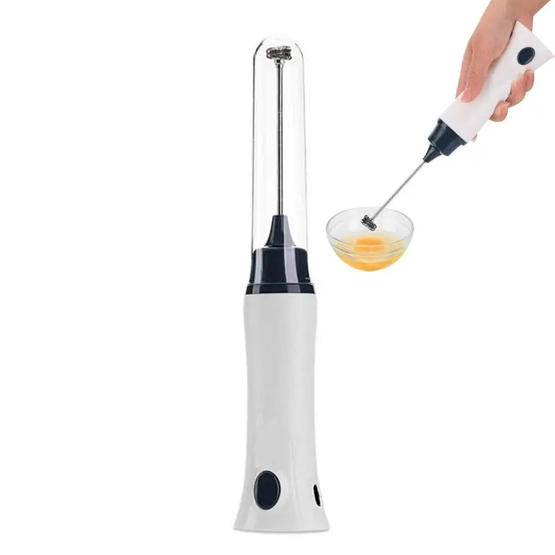 

Rechargeable Milk Frother Handheld Electric Milk Foam Maker With Stainless Steel Whisk Milk Frother Stand For Milk Coffee Lattes