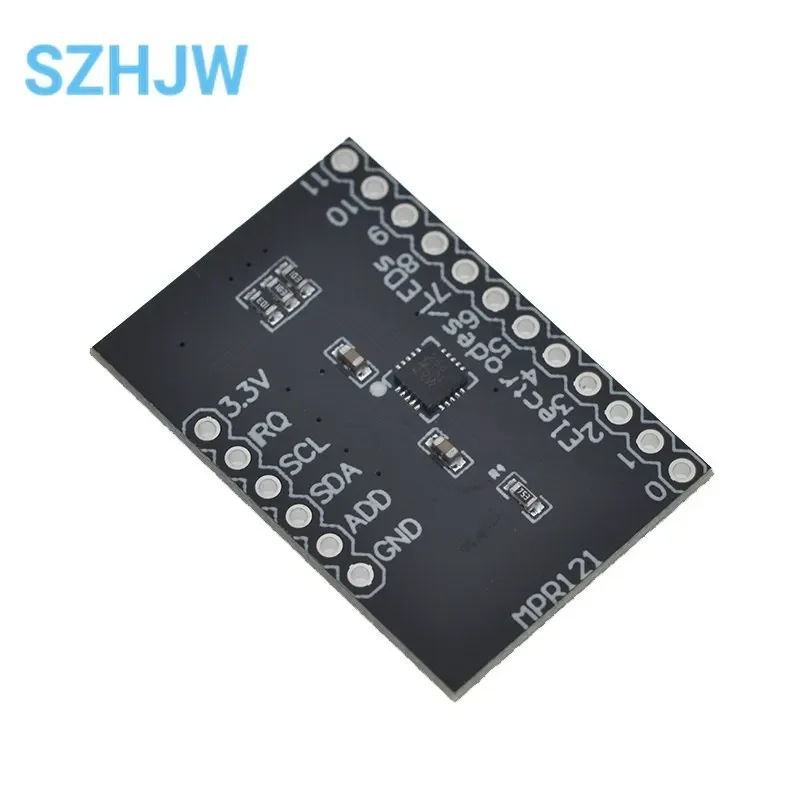 MPR121 정전식 터치 센서 모듈 Arduino용 I2C 인터페이스 브레이크아웃 보드, 12키 터치 컨트롤(1/5/10PCS)