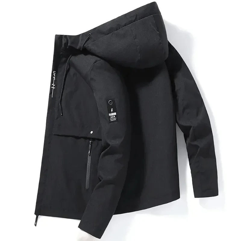 Hot selling Jackets Spring and Autumn New Men's Windproof Cycling Zipper Casual Work Jackets Fashion Outdoor Adventure Jack