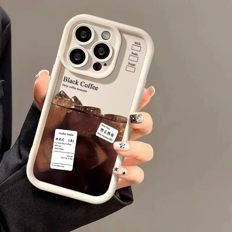 Cute Panda Coffee Design Phone Case Cover