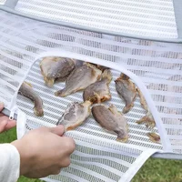 Three-layer Drying Net Anti-mosquito Drying Fish Net Strong and Durable Dry Goods Net Drying Salted Fish Artifact 2