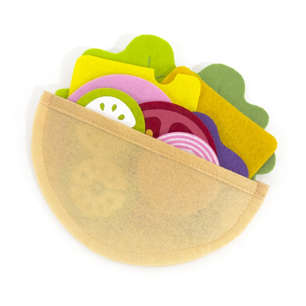 Felt Food Hamburger Sandwich Game Food Set (28 Pieces) Christmas Halloween gift Christmas, Halloween, Thanksgiving Gift 3