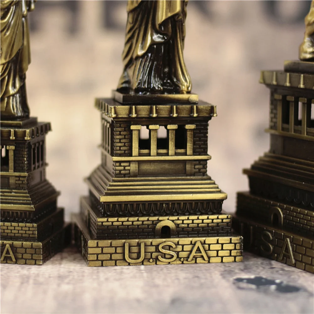 

Vintage Home Decor Statue Liberty Island Collection Souvenirs Figurines Metal Model Decoration Bronze 25Cm
