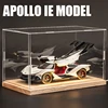 Simulation 1/24 Apollo IE Supercar Model With Sound Light Toy Vehicle Children Boy Birthday Gift Collection Miniature Voiture 1